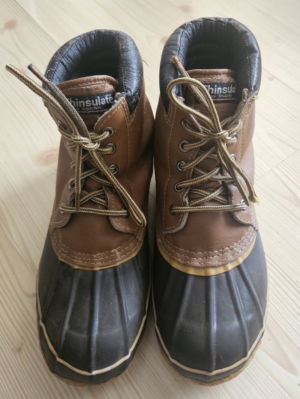 Northwest Territory Brown and Black Waterproof Duck Boots